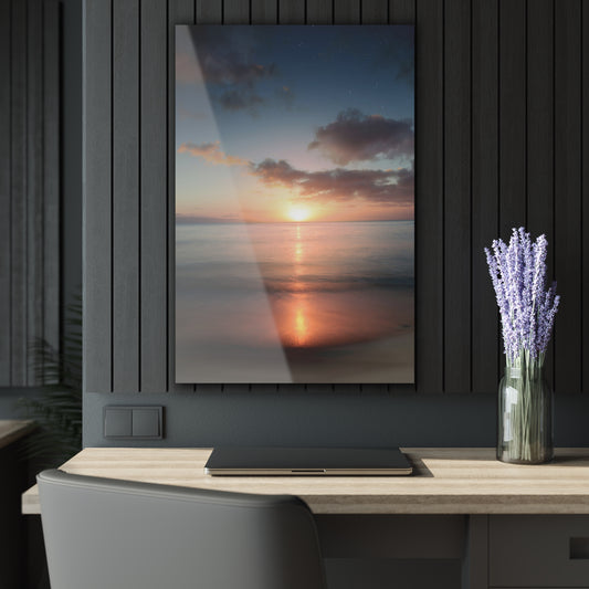 Ocean Sunset- Acrylic Prints (French Cleat Hanging)