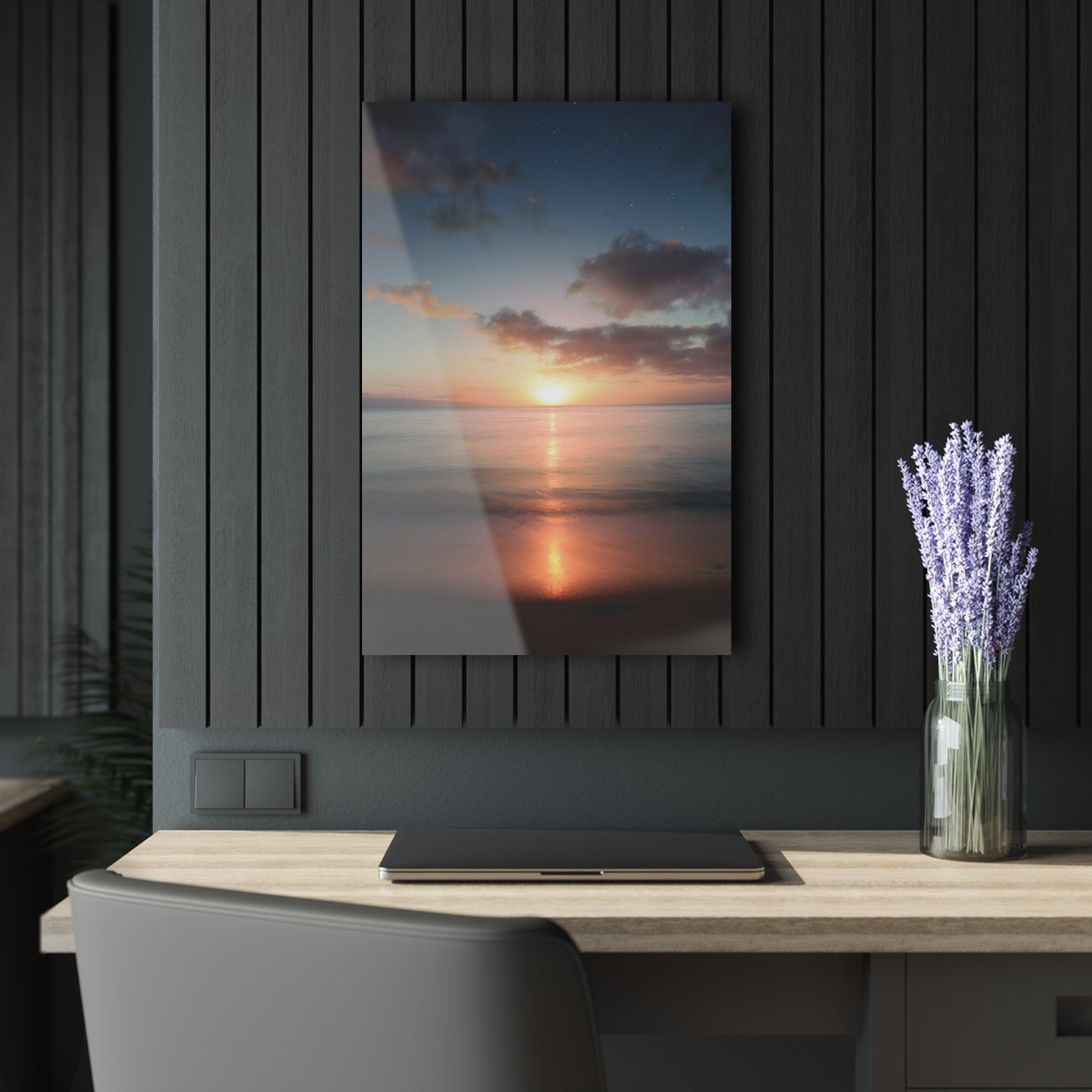 Ocean Sunset- Acrylic Prints (French Cleat Hanging)