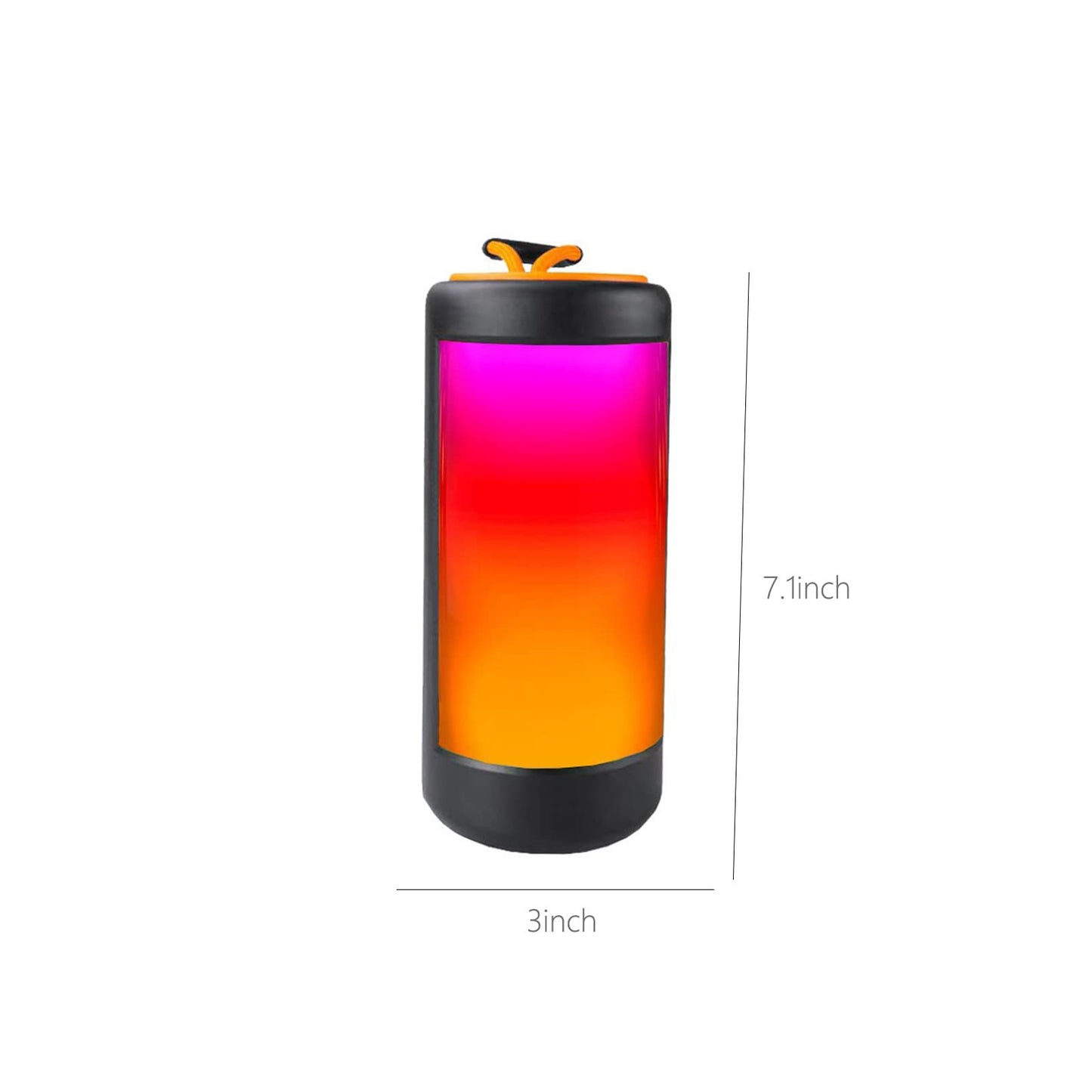 Portable Speaker with Colored Bluetooth Speaker Bluetooth 5.0 Also TFCard, AUX Cable, USB Flash Drive for Home Game Gifts