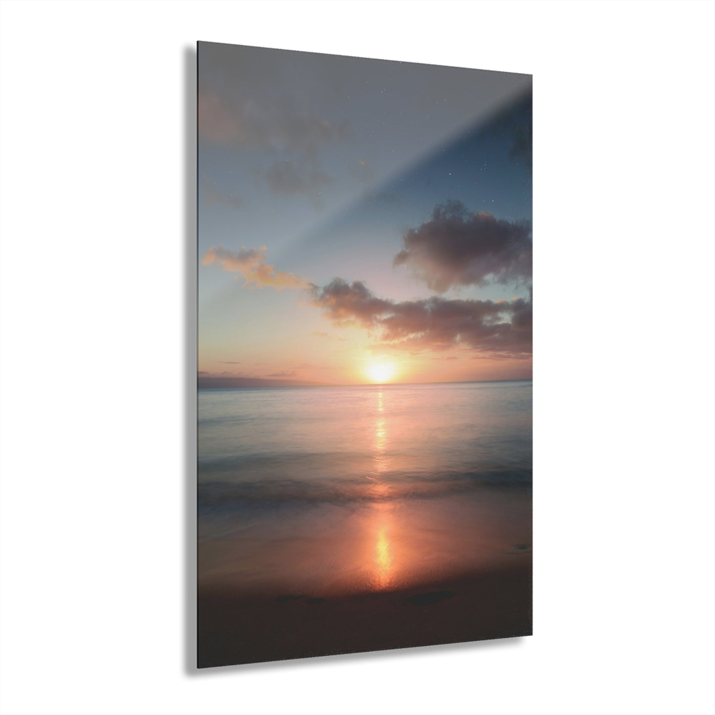 Ocean Sunset- Acrylic Prints (French Cleat Hanging)