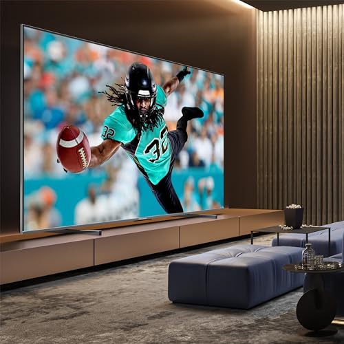 Hisense 100-Inch Class U7 Series ULED 4K UHD Google Smart TV (100U76N, 2024 Model) - QLED, Native 144Hz, Dolby Vision, Full Array Local Dimming, Game Mode Pro, Alexa Compatibility