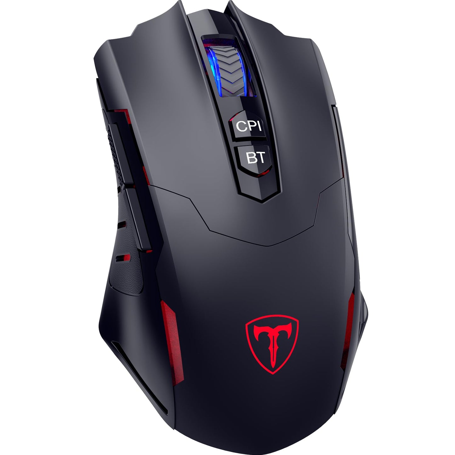 RisoPhy Gaming Mouse, Wireless Mouse Gaming with 8000 DPI, PC Gaming Mice with RGB LED Backlit Programmable Ergonomic Mouse Gamer